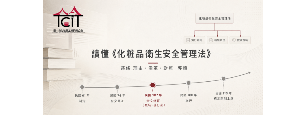 【法規動態導讀】一條一條讀懂《化粧品衛生安全管理法》——袁丹尼顧問逐條整理導讀